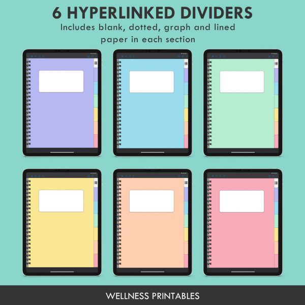 digital notebook dividers