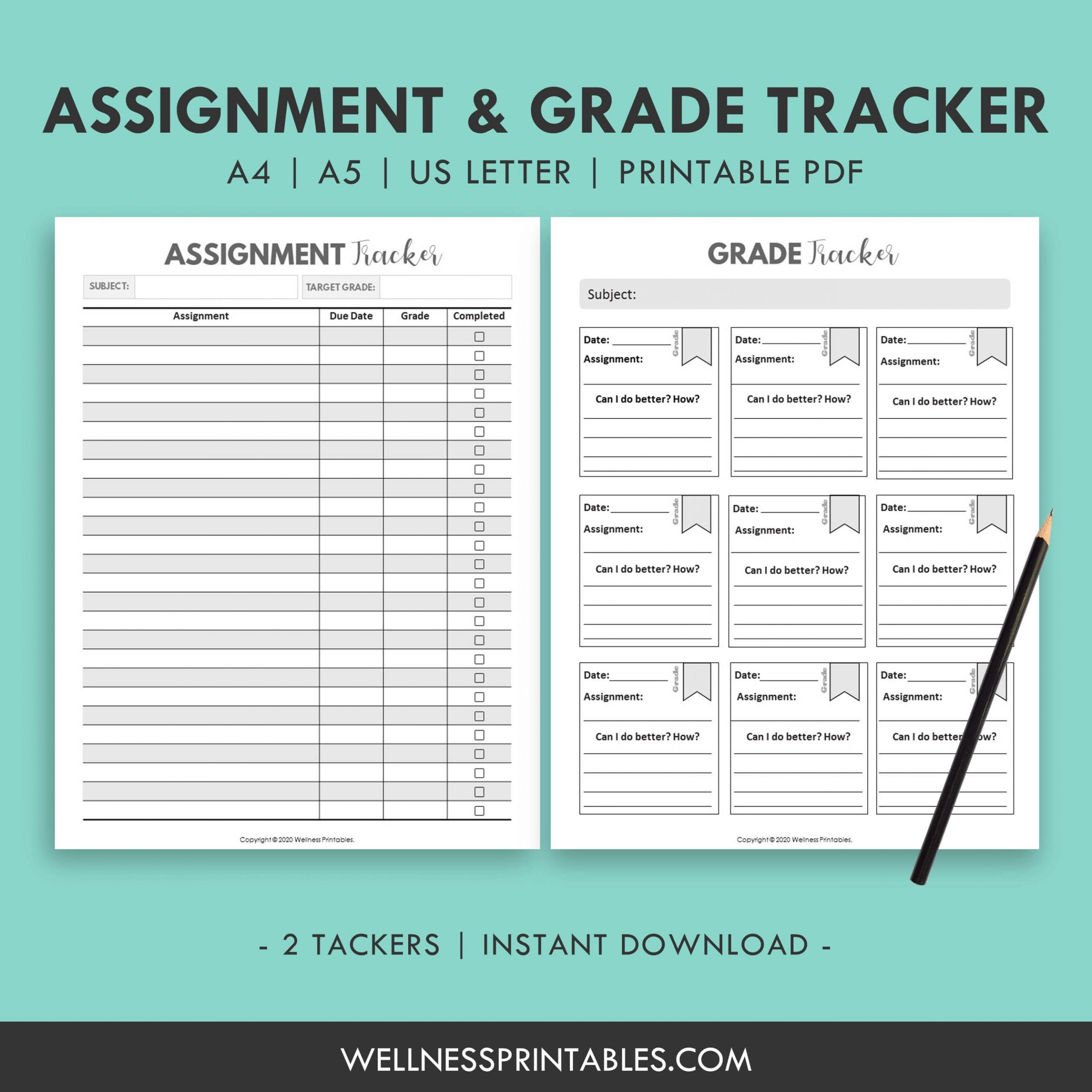 assignment grade card
