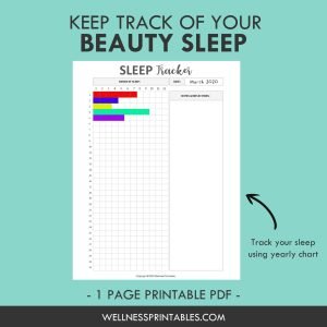 Sleep Tracker Printable - Wellness Printables