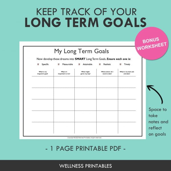 long term goal planner