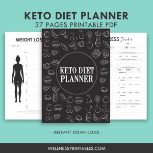 keto diet weight loss planner