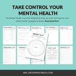Mental Health Journal Printable - Wellness Printables