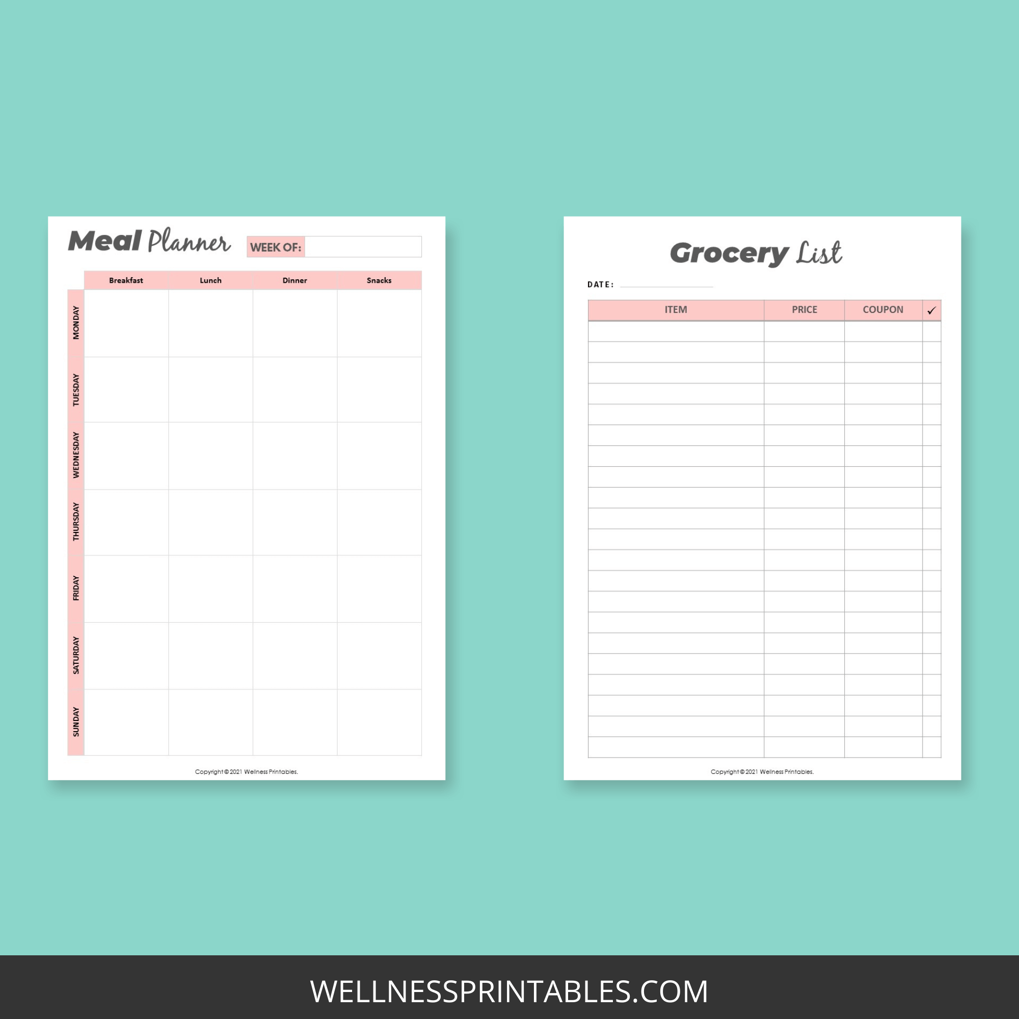 diabetic-meal-planner-printable-wellness-printables for Diabetic Meal Plan Free Printable Diabetic Meal Planner Printable - Wellness Printables for Diabetic Meal Plan Free Printable