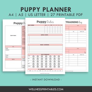 puppy training planner
