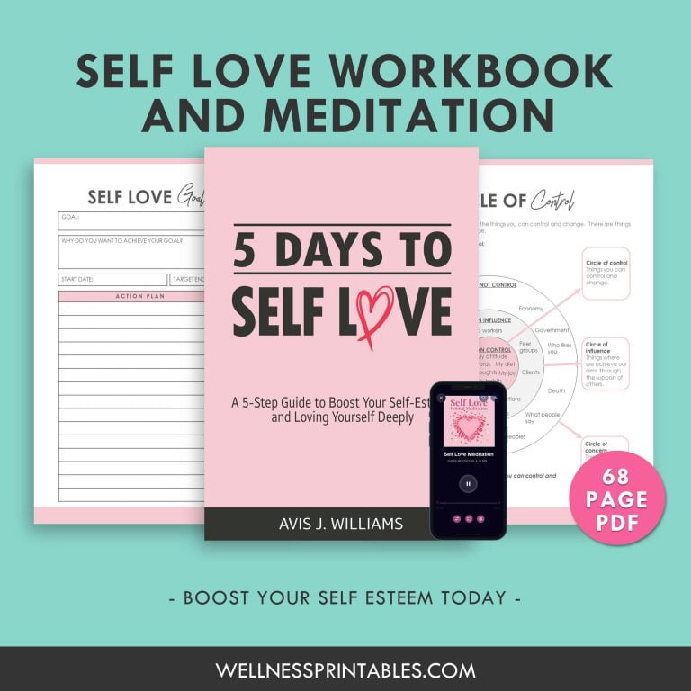 Self Love Workbook And Meditation MP3